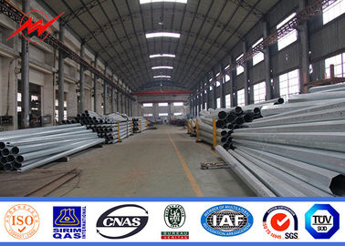 China Stahl-Strommast NEA 3MM 30FT für 110KV Netzverteilung mit Bitumen fournisseur