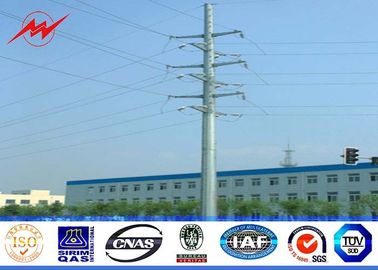 China Stahlmaterial Strommasts Q345 10M 2.5KN für Verteilungsenergie Afrikas Electicity mit Galvanisation fournisseur