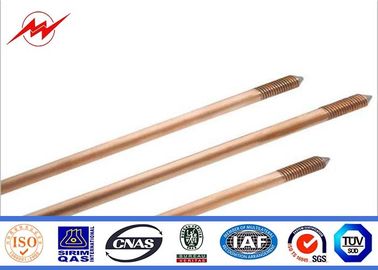 China CER UL467 kundenspezifische kupferne Grund-Rod gute Leitfähigkeit verwendet im Erdungsgerät fournisseur