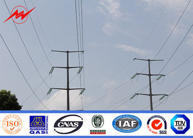 China Dienstprogramm galvanisierte,/galvanisierter Stahl-Pole für Fernleitung der elektrischen Leistung fournisseur
