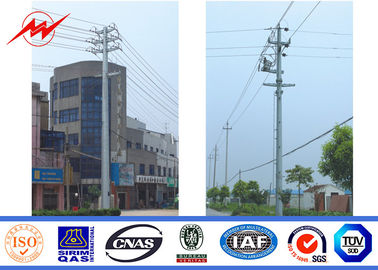 China Multi Seiten-elektrische Leistung Pole/Galvanisations-Stahlstrommaste, Standard NFA91121 fournisseur