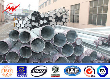 China 10kv galvanisierte Übertragungsleitungen 30 mm Metall-Stahl-Leistungspolen fournisseur