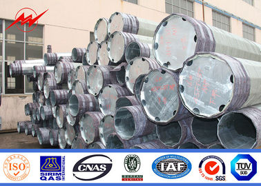China galvanisierte Stahl-Pole Linien elektrischer Energieübertragung 110KV 132 KV 220KV 550KV fournisseur