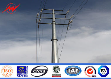 China 14m 850Dan elektrischer galvanisierter Stahl-Pole für Netzverteilungs-Linie fournisseur