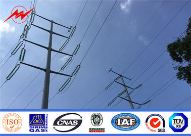 China Getriebe-und Verteilungs-elektrische Leistung Dienstprogramm galvanisierter Stahl-Pole ASTM A 123 fournisseur