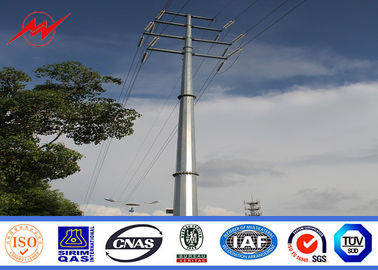 China 30ft Philippinen Stahl-Pole heißes Bad-galvanisierte elektrische Linie Pole 5-300KM/H fournisseur