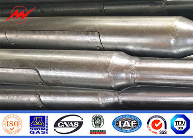 China Galvanisierte hohe straßenlaterne-Pole-schwarze Oberflächenfarbe des Mast-16m Stahl fournisseur