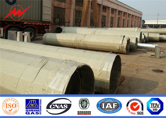 China Verteilungs-Linie Stahlstrommast-Bruchlast 1000kgs 69kv 60ft 80ft fournisseur
