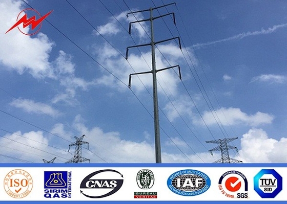 China Energie Stahl- Röhren-Pole des Strom-69KV für Transmissionand-Verteilungs-Linie fournisseur