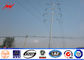 Achteckige Niederspannung 8M röhrenförmige Stahlkonstruktionen Electric Power Pole 69kv fournisseur