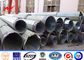Bitumen-Stahlstrommast 132KV 18m für Afrika-Netzverteilung fournisseur