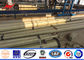S500 Q345 Verzinkter Stahlübertragungspol Kegel ASTM A123 fournisseur