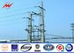 Kraftübertragungs-Pole-Stahldienstprogramm 69kv AWS D1.1 25m galvanisierte hellen Polen fournisseur