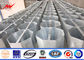 Heißes Bad-galvanisierter Stahlstrommast en-ISO 146 für elektrische Verteilungs-Linie fournisseur