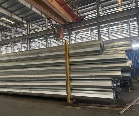 11.9M 8kn galvanisierter elektrischer Pfahl mit drei Sektionen Multifunktionsleiter fournisseur