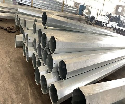 11.9M 8kn galvanisierter elektrischer Pfahl mit drei Sektionen Multifunktionsleiter fournisseur