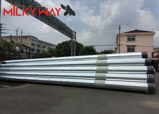 15 m galvanisierter Stahlstang 69 kV Leistungsübertragung 8 kN Belastung fournisseur