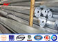 Hot Dip Galvanized Steel Power Poles 10kv - 550kv 300-1000 kg Konstruktionslast fournisseur