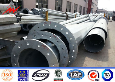 10M 33kv Übertragungsleitung Hot Dip Galvanized Steel Power Pole mit anpassbarem Design fournisseur