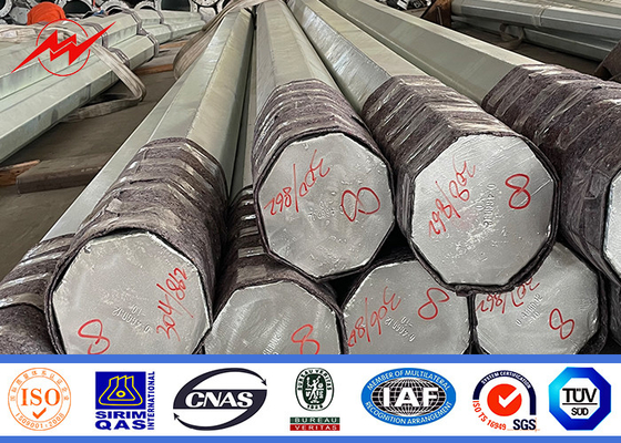 Hot Dip Galvanized elektrische Übertragungsstange für starke Windwiderstand und Haltbarkeit fournisseur
