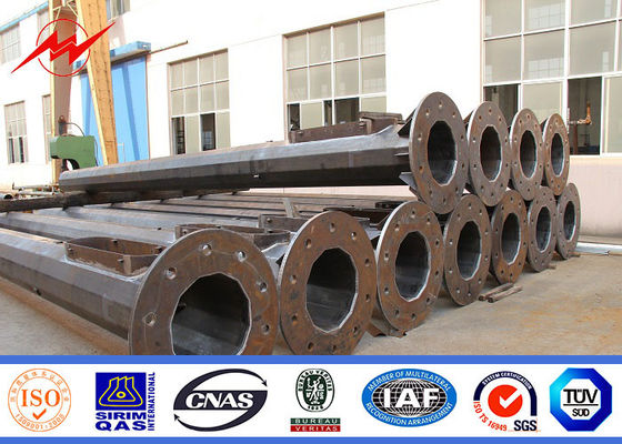 Windundurchlässiger heißes Bad-galvanisierter hoher Mast-Turm, Flughafen-Metall heller Pole