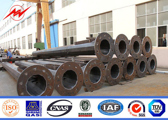 Windundurchlässiger heißes Bad-galvanisierter hoher Mast-Turm, Flughafen-Metall heller Pole