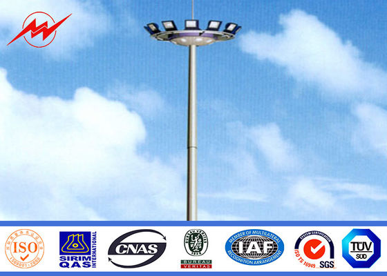 Konischer hoher Mast Pole der Malerei-35M für Seehafen-Beleuchtung mit Handkurbel