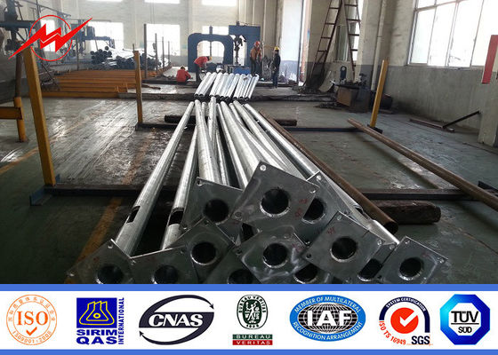 7m heißes Bad doppelten Armes galvanisierte Stahlpfosten für Straßenbeleuchtung