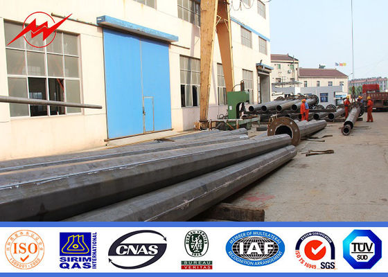 40m polygonale hohe Mastpfosten-Sportzentrumbeleuchtung mit Handkurbel