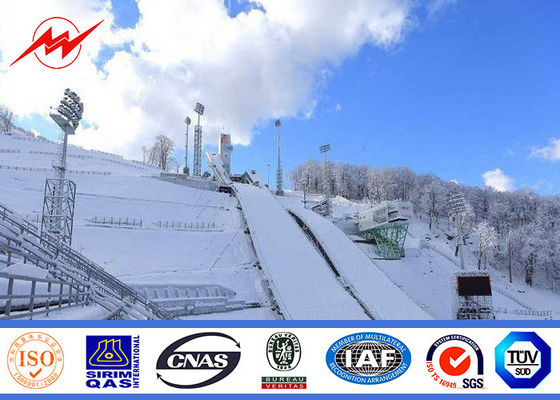 30m achteckiger hoher Mastpfosten für Parkbeleuchtung mit anhebendem System