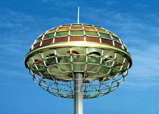 55m ourdoor Galvanisation heißen Bades hoher Mast Pole für Seehafenbeleuchtung