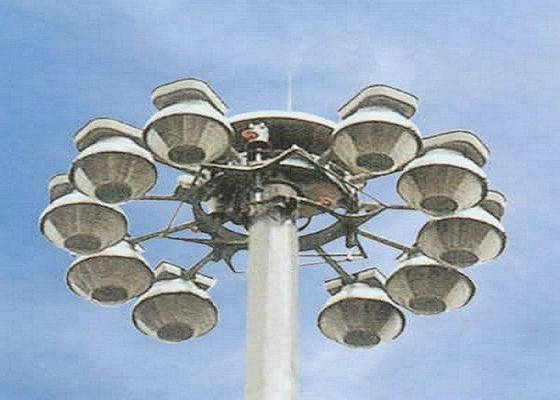 55m ourdoor Galvanisation heißen Bades hoher Mast Pole für Seehafenbeleuchtung