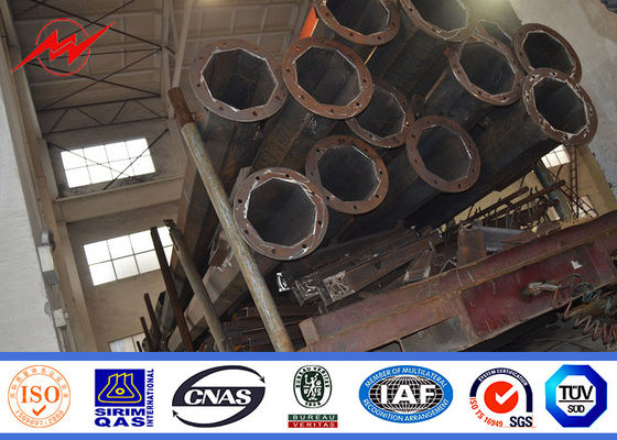 Einarmiges 15M galvanisiertes Stahl-PolePainting für das hohe Weisen-Beleuchten