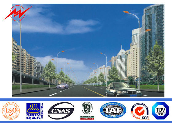 2.75mm 12m doppelter Arm galvanisierten Stahl-Polen malen für Straßenbeleuchtung