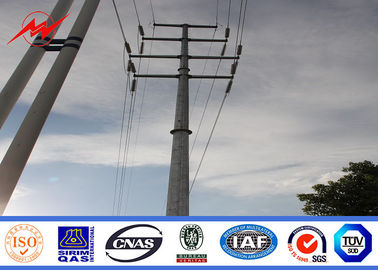 30 Ft 3mm NEA Galvanized Steel Power Pole für obenliegende Linie Projekt