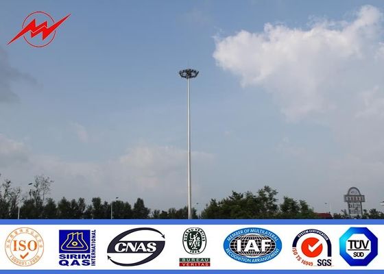 30m multisided galvanisierten hohen Mastpfosten des heißen Bades mit anhebendem System