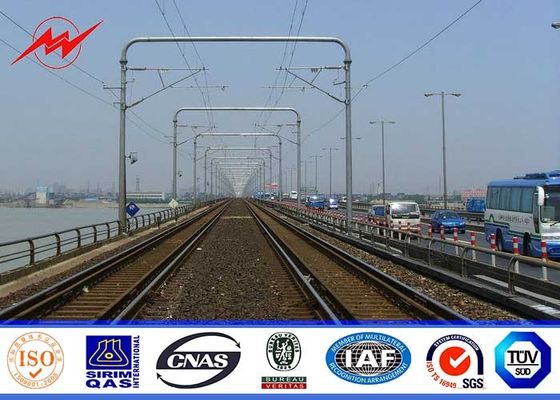 Konische Art elektrische der Stärke-Stahlplatte drei des Strommasts 2.75mm Abschnitte