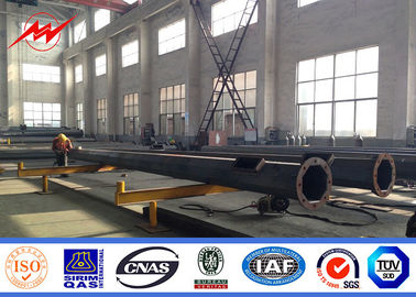 Hot Dip Galvanized Steel Transmission Pole mit Q345 Q460 Material