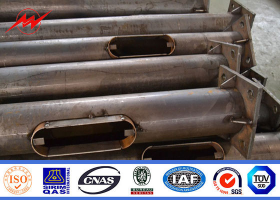 6m einarmiges SolarstraßenlaternePolen, galvanisierte Straße helle Polen IP65