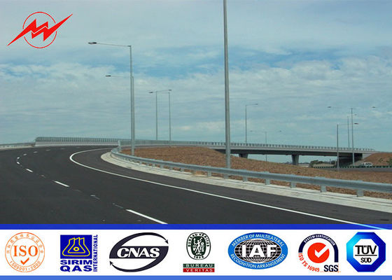 7m HöhensolarstraßenlaternePfosten galvanisiert für Straßenlandstraßenbeleuchtung