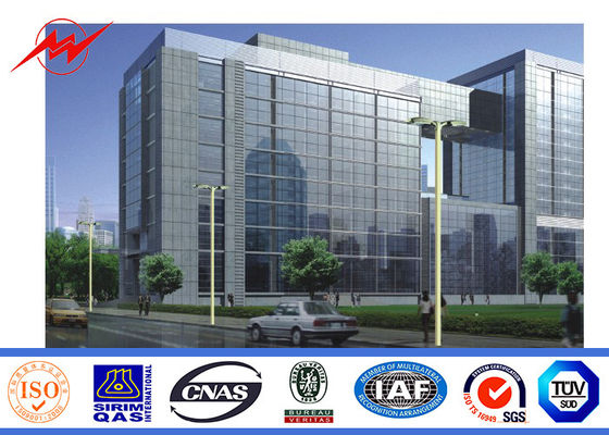 12mm 3.5mm doppelte Klammer galvanisierte Stahl-Polen für quadratische helle Verwendung