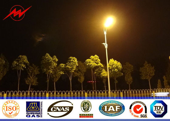 Rundes/achteckiges 8m heißes Bad galvanisierte StraßenlaternePolen mit 30w LED