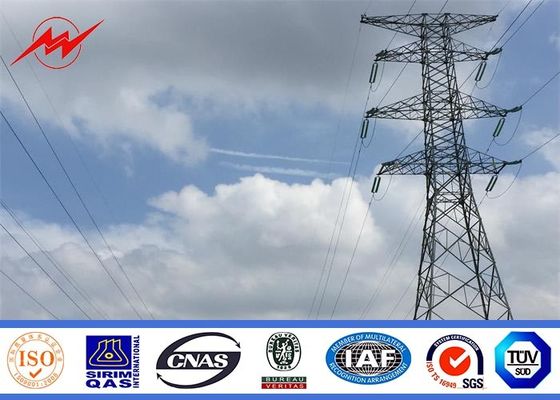 Professionelle polygonale Röhren-/Gitter-Stahlelektrische leistung Pole für Linie