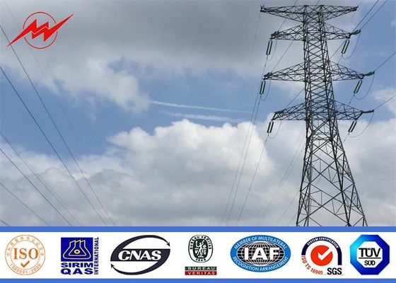 Professionelle polygonale Röhren-/Gitter-Stahlelektrische leistung Pole für Linie