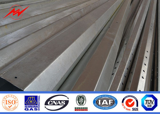 Niederspannungs-warm gewalztes Stahlelektrisches Licht Pole mit HDG-Pulver-Beschichtung