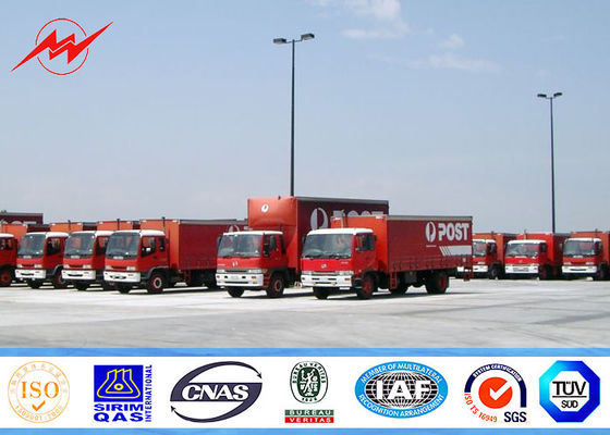 10mm 3mm Wandstärke galvanisierte Stahl-Polen für Landstraßenlicht