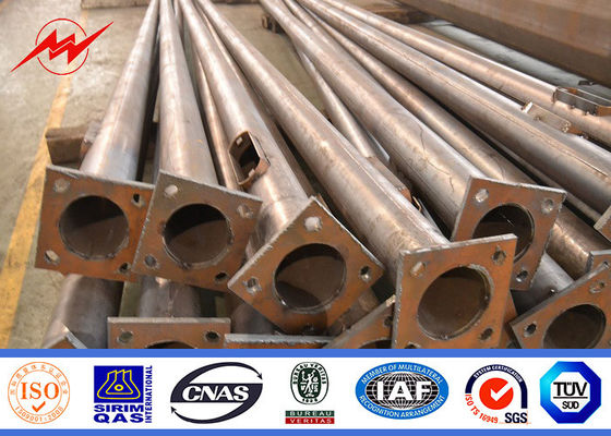 6m heißes Bad galvanisierte einarmiges StraßenlaternePolen für Straßenbeleuchtung