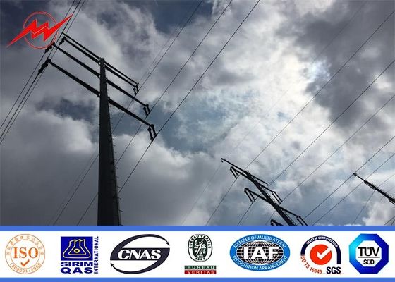Achteckiger Galvanisations-Stromerzeuger heller Stahlpole 10kv - 400kv