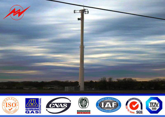 Konische 90ft galvanisierten Mono-Pole-Turm, Abschnitte des Mobilkommunikations-Fernsehturm-drei