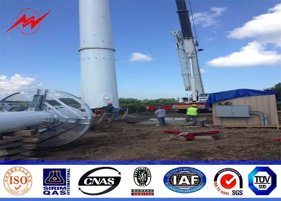 Ringsum multi- Plattform- vonmono-Pole-Turm 100 ft selbsttragender Stahlgittermast